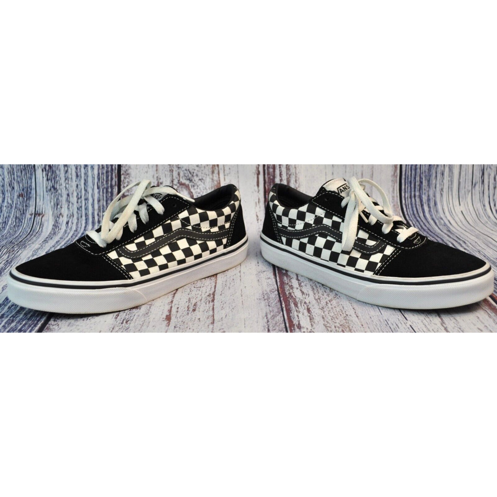 Vans Old Skol Wall US Men's Youth Size US 5 Black White Checker Shoes 700514 - Picture 5 of 8